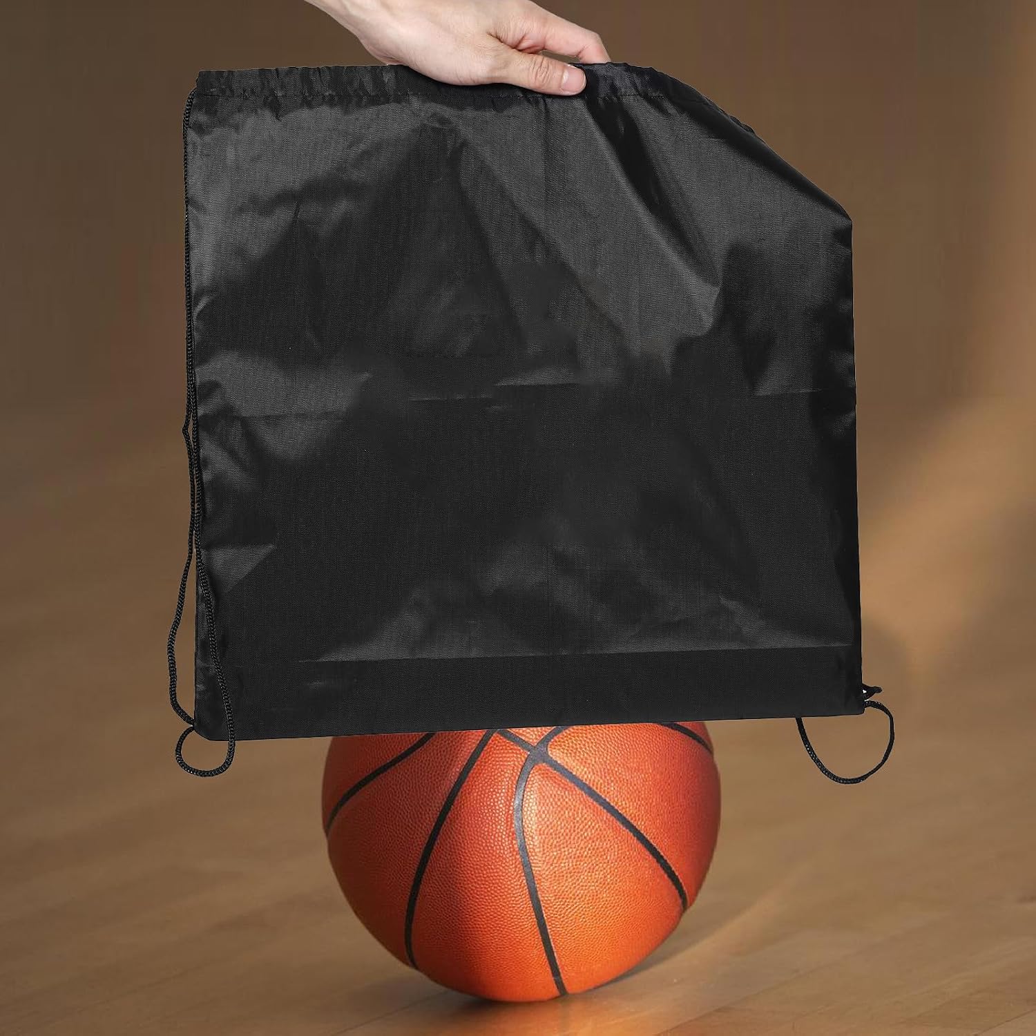 3pcs Waterproof Drawstring Basketball Pouch Bags with Large Capacity Oxford Cloth Material for Sports Balls Storage, Suitable for Schools and Outdoor Activities