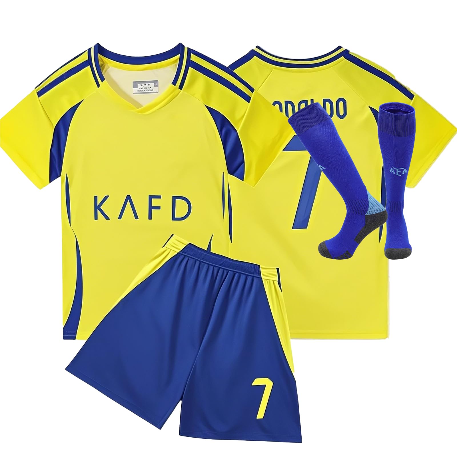 Okdance Kit da calcio per bambini, nuovo kit da calcio per ragazzi, maglia da calcio per casa e fuori casa, set di abbigliamento da allenamento regalo per ragazzi e ragazze