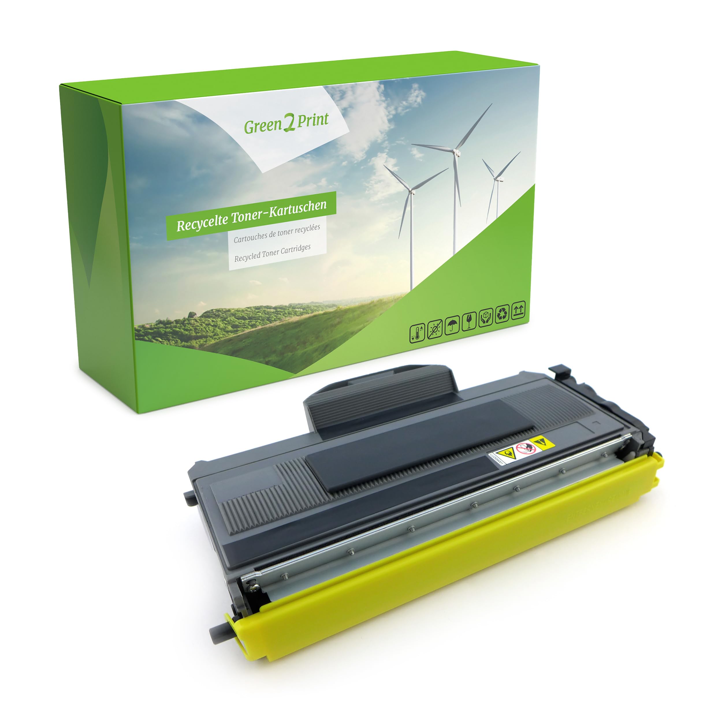 Tambour Imprimante Brother Tambour Green2Print 12000 Pages - Remplace Brother DR-2100 - Compatible Plusieurs Modèles Brother Dr-2100 Compatible Imprimantes Brother 12000 Pages Recyclé