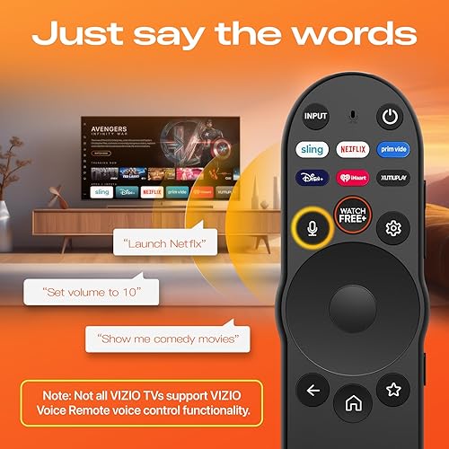 Miniatura 4 de Control remoto por voz para Vizio-Smart-TV, nuevo reemplazo universal XRT270 V2 XRT136 XRT260 XRT270 Smartcast DPMV-Series FHD 4K Quantum Pro Smart