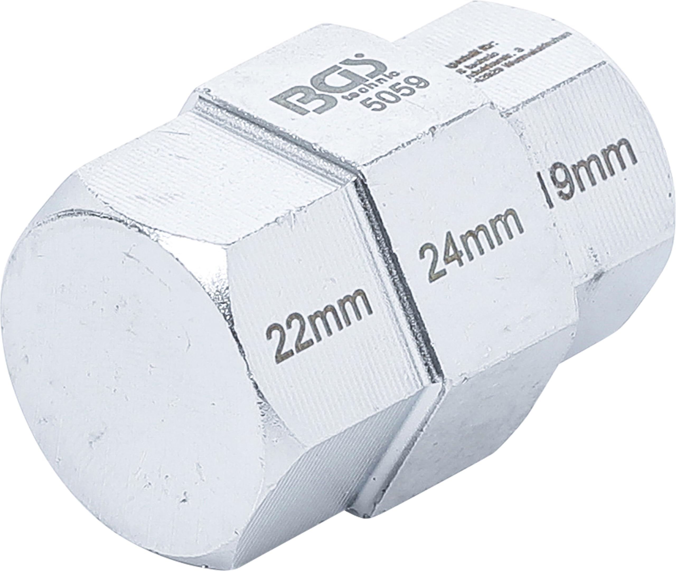 BGS 5059 | Motorrad-Spezial-Einsatz | 19 - 22 - 24 mm | für Steckachse Yamaha, Kawasaki, BMW, Honda, Suzuki, Kawasaki