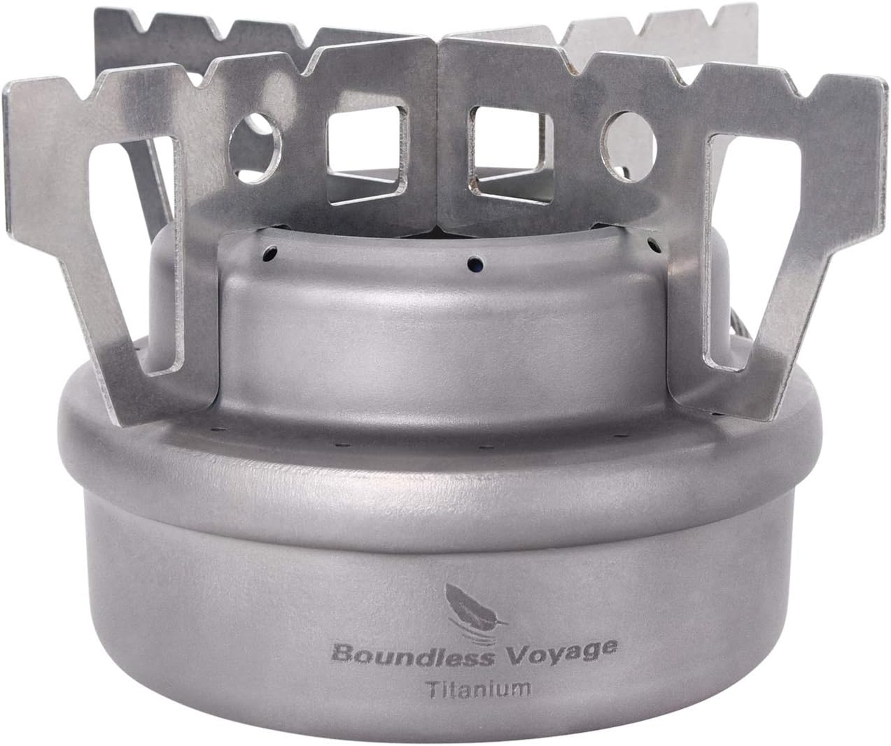 Boundless Voyage Titanium Spirit Alcohol Stove Camping Mini Spirit Cooker Alcohol Burner for Picnic Backpacking Hiking