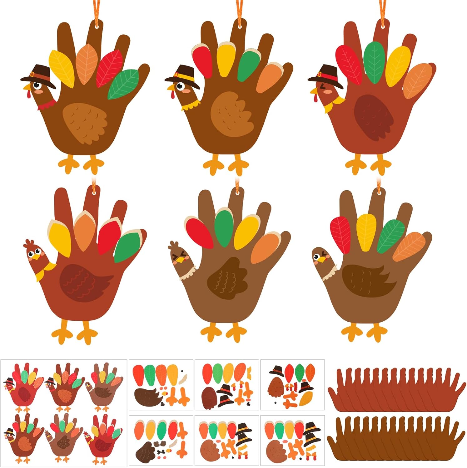 Handprint Turkey Crafts