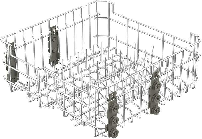 WD28X30219 Dishwasher Upper Rack for GE Dishwasher Racks Replacement | WD28X24397 WD28X23156 Upper Dishrack Assembly for Dishwasher Upper Rack Parts GDT535PSM0SS GDT550PYR0FS Dishwasher Top Rack