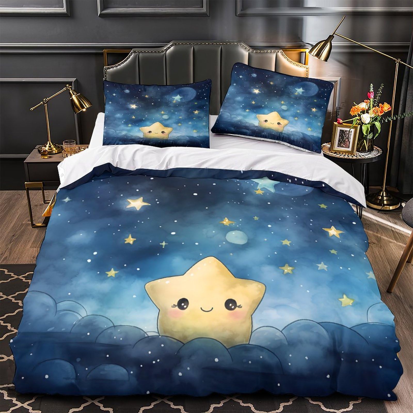 Parure de lit paresseux mignon pour chambre enfant et adulte grand lit douillet