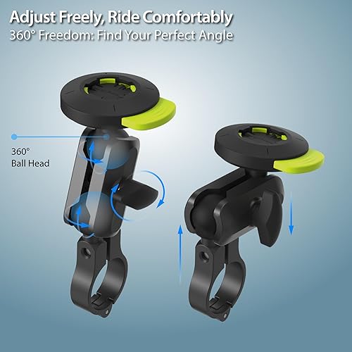 Miniatura 5 de BONE Moto Tie Connect Kit 3 - Manillar, soporte magnético para teléfono de motocicleta, desmontable y giratorio en 360, resistente y absorbente de