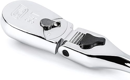 Miniatura 5 de GEARWRENCH - Juego de trinquetes de lágrima, cabezal flexible con bloqueo, 84 dientes, 3 unidades 14, 38 y 12 pulgadas, 81276A-07