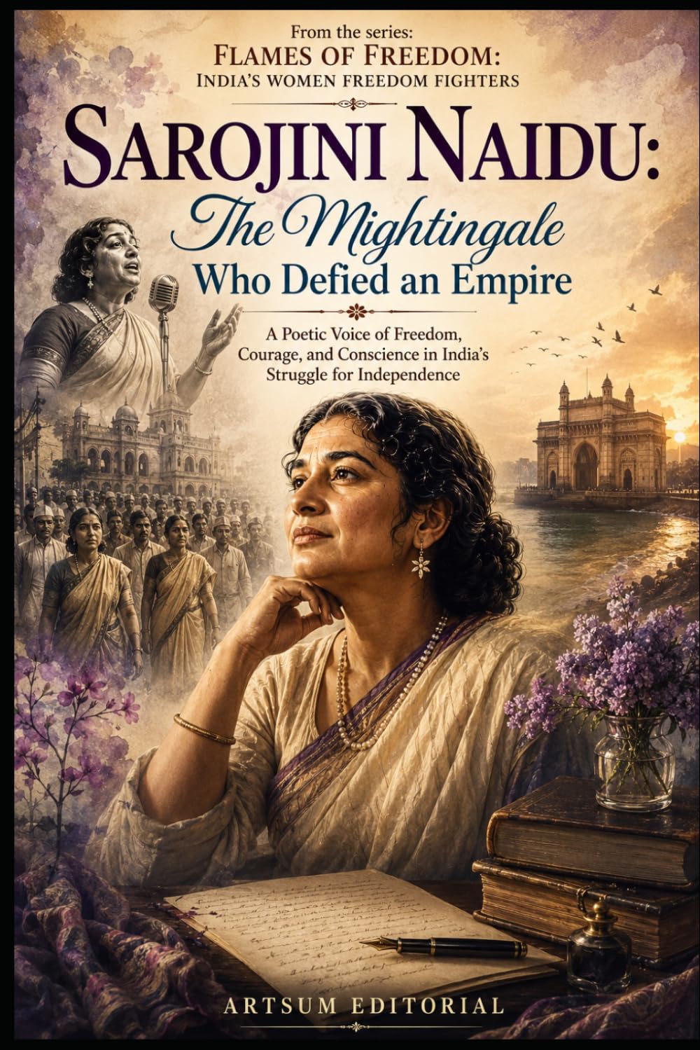 Sarojini Naidu: The Nightingale Who Defied an Empire: A Poetic Voice of Freedom, Courage, and Conscience in India’s Struggle for Independence