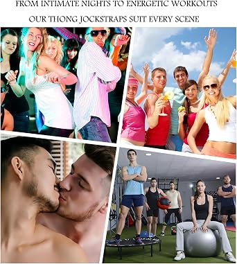 Jockmail ジョックストラップ メンズ 通気性 メンズ ジョックストラップ アスレチックサポーター ジム、ナイトクラブ、特別な機会用 3個パック