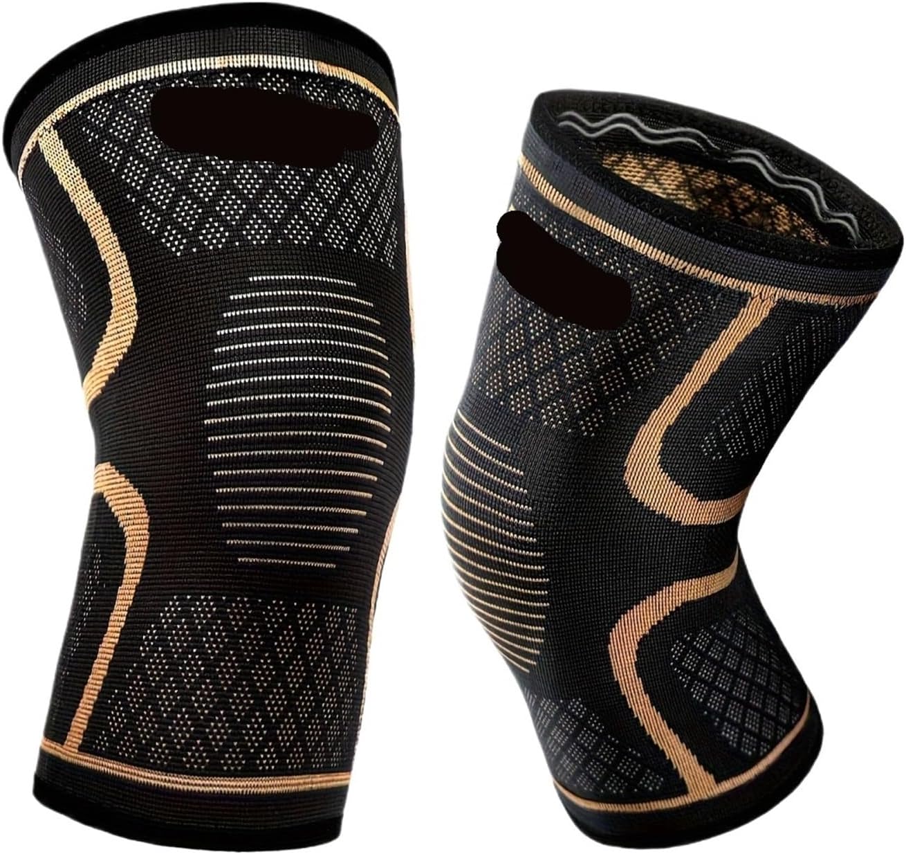 2-Pack Sports Knee Pads, Breathable Non-Slip Outdoor Basketball Fitness Running Knee Pads for Volleyball Football Dance Yoga Tennis Running