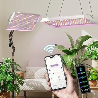 LETPOT 100 Watt Full Spectrum Grow Light for Indoor Plants with APP Control