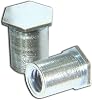 Self Clinching Standoff Hex Head Stand Blind Hole Standoffs Steel Zinc 200 Pack #8-32/0.28X0.375(L) Hex Nuts Insert Metal Sheet Standoff Mounting Hardware Nut and Bolt Set Super-Deals-Shop