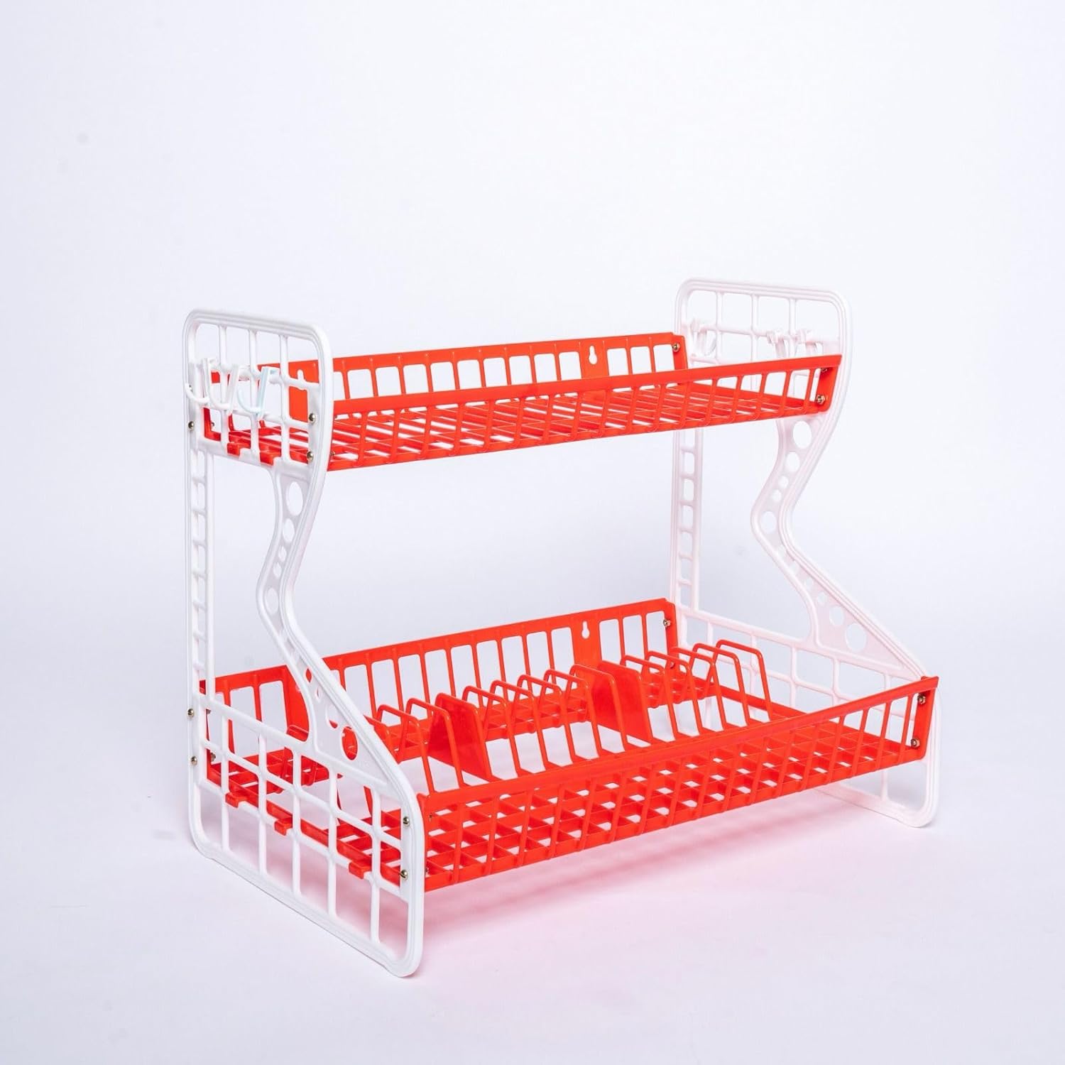 SAS Pearl Dual Tone Plastic Kitchen Rack | Cutlery Spoon Holder | Dish ...