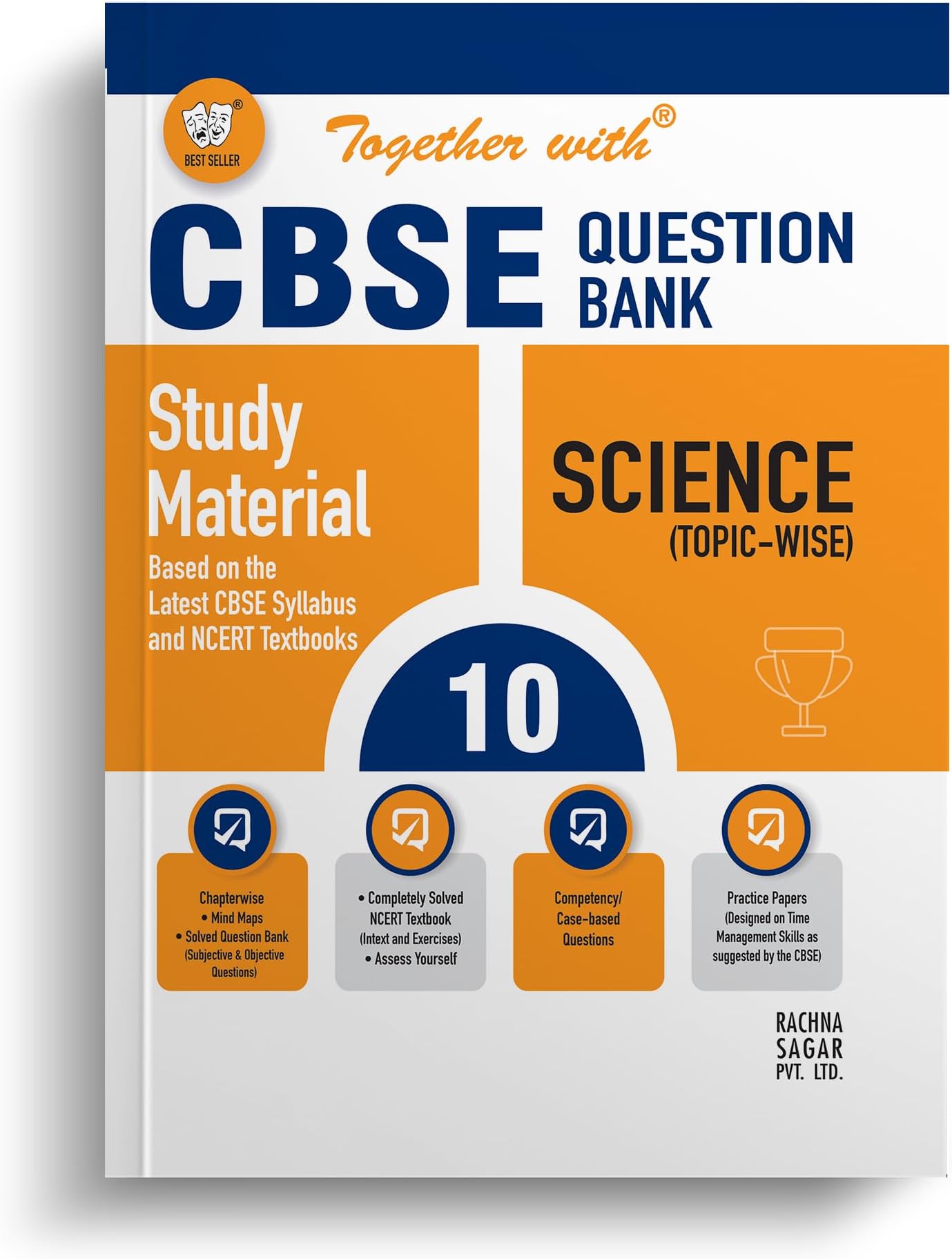 Rachna Sagar CBSE Class 10 Science Solved Question Bank & Practice Papers (Chapterwise & Topicwise) Exam 2023 [Paperback] Rachna Sagar