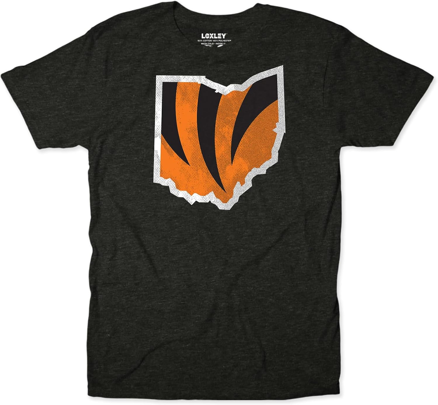 Loxley Cincy Bengals Ohio State Stripes Football Tailgate Unisex Short Sleeve Softstyle T-Shirt