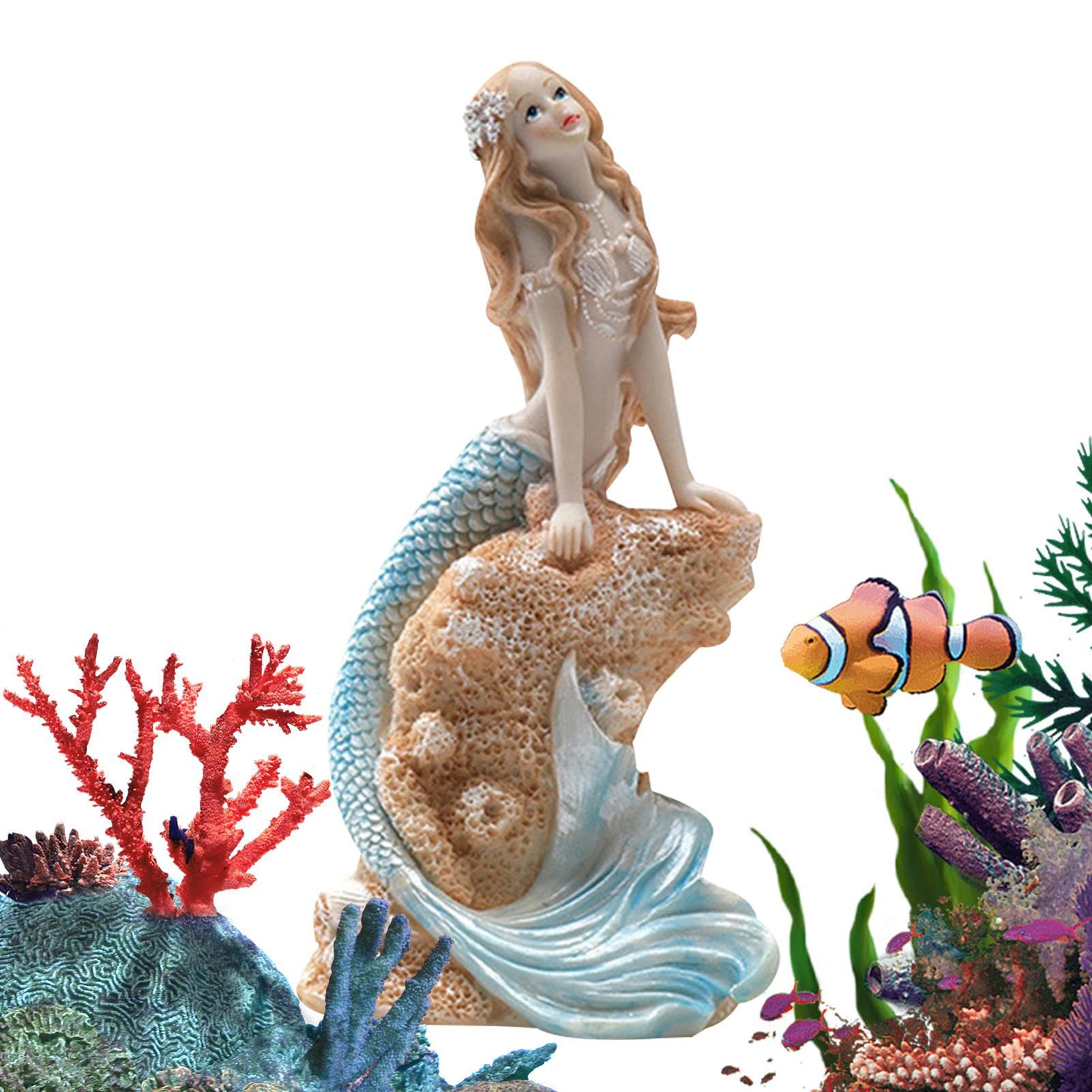 人魚の樹脂製置物 ウォーターファウンテン