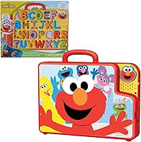 Sesame Street Elmo’s Learning Letters Bus: Interactive ABC Alphabet Activity Board Toy for Preschoolers Ages 2+