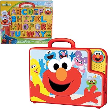 SESAME STREET Elmo’s Learning Letters Bus Activity Board, Preschool Learning and Education, Kids Toys for Ages 2 Up by Just Play