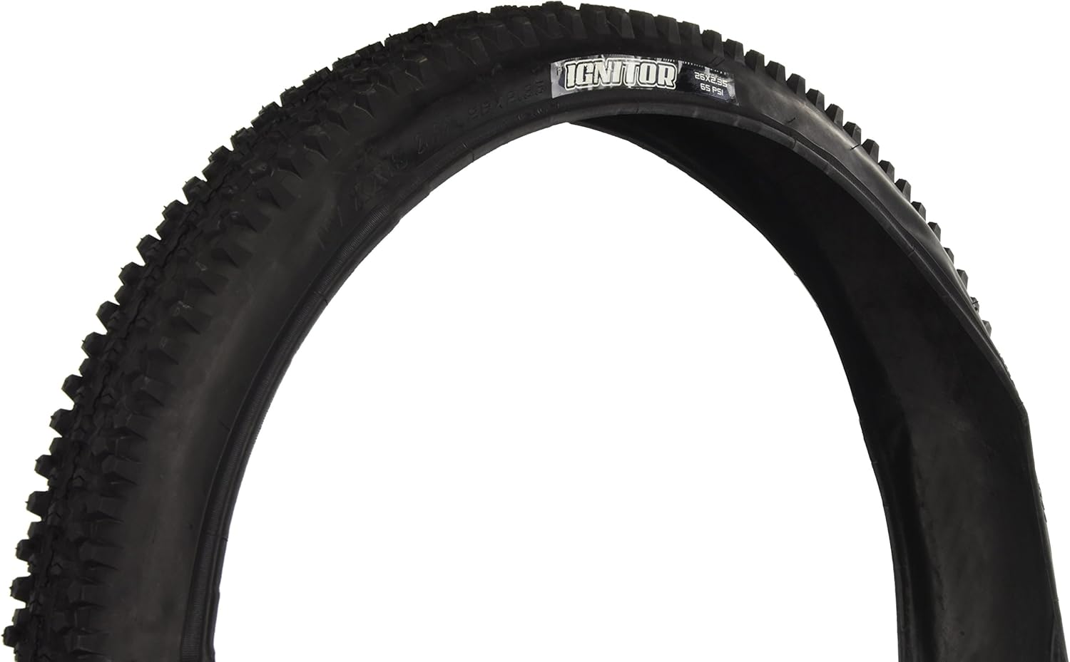 Maxxis Ignitor 26 x 2.35 Tire, Black, Folding Bike Tires Sports & Outdoors