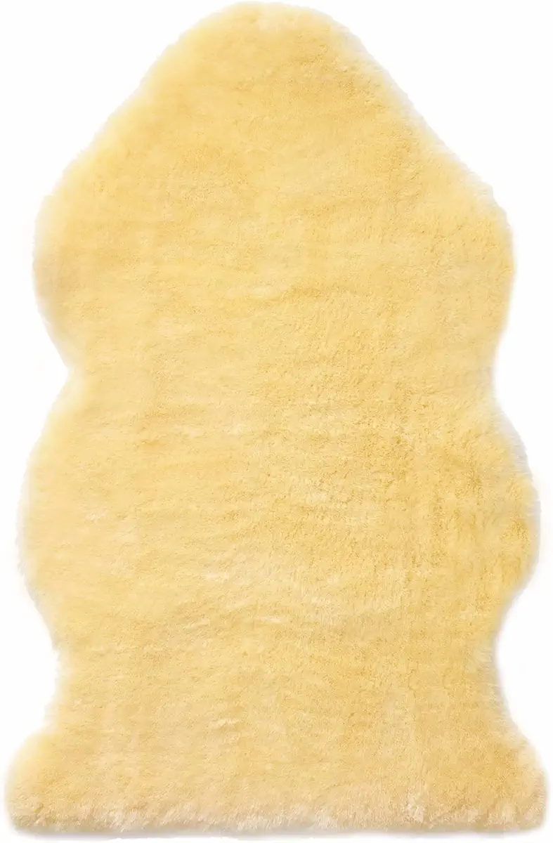 Sheepskin Ranch Sofsheep Genuine Medical Sheepskin for Bed Sores and Skin Irritation | Hospital Bed Mattress Topper | for Pain Relief and Discomfort, Wool Seat Pad, Natural, Single (36 in x 24)