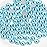 Beadsland 288pcs Flat Back Crystal Rhinestones Round Gems for Nail Art and Craft Glue Fix,Aquamarine,SS34,7.1-7.3mm