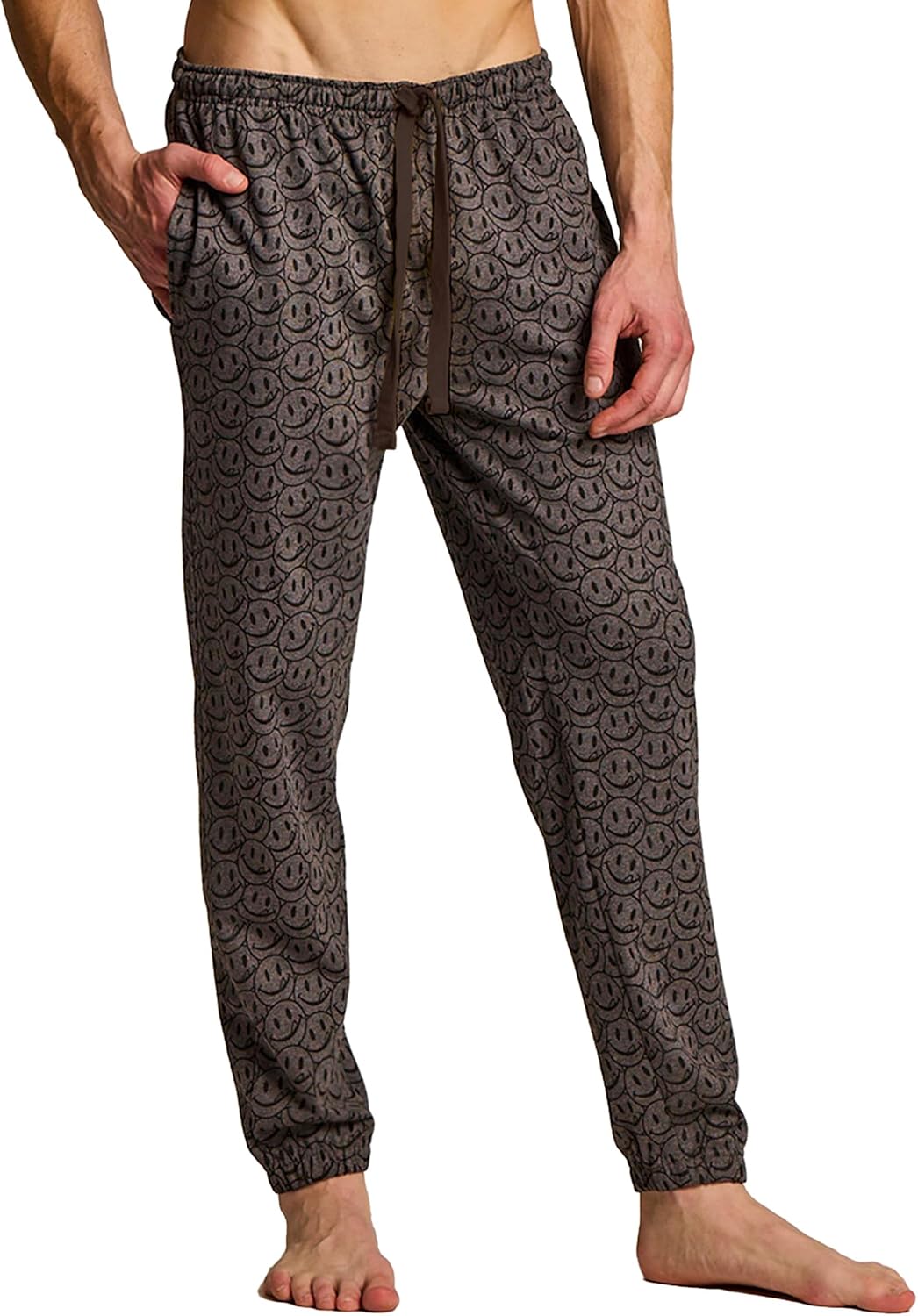 JOE BOXER Allover Smiley Face Mens Pajama Pants, Mens Lounge Pants