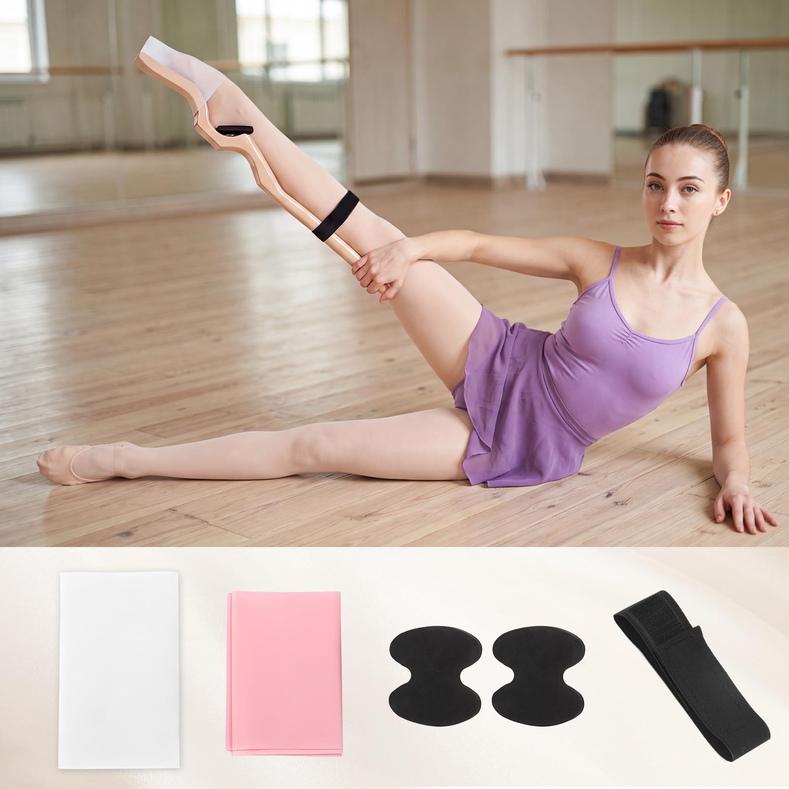 Set di barelle per piedi da balletto, in ABS, portatile, per balletto, yoga, ballerina, ginnastica