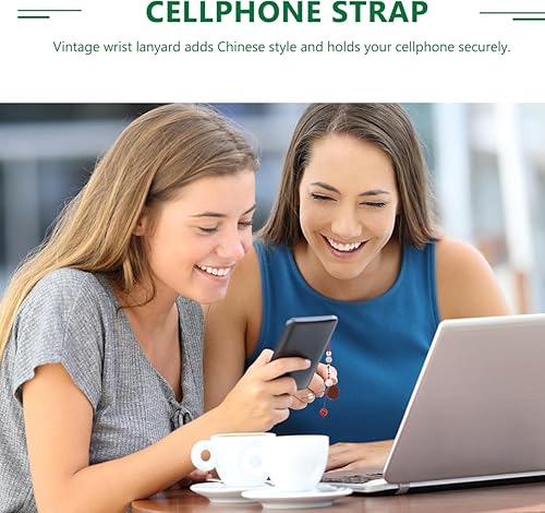 Miniatura 6 de Abalorio para teléfono  Jade Lotus Phone Charm Strap Agate Mobile Phone Pendant Decorativo Teléfono Celular Accesorios para Llavero Teléfono Llavero