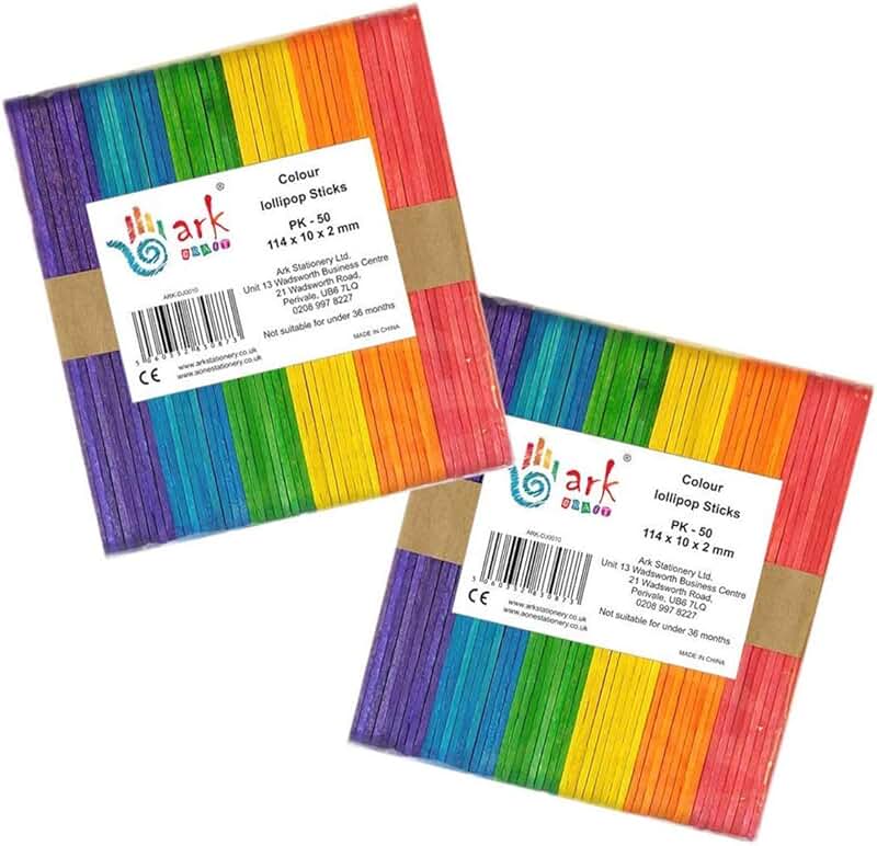 Amazon.co.uk: lolly sticks for craft