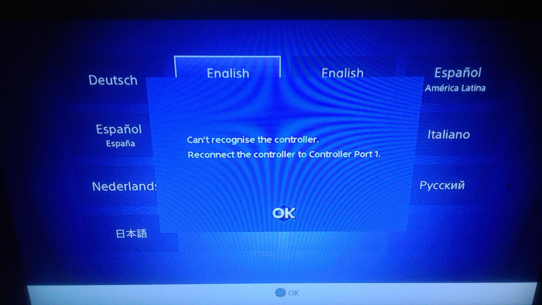 The controllers that come with it don't work