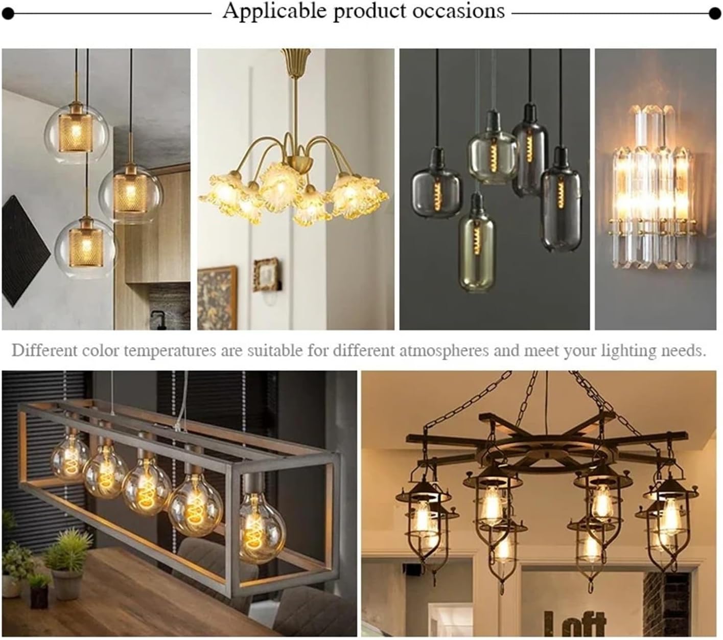 Dimmable Vintage LED Filament Light Bulb E14 E27-4W Retro Incandescent Style Fit for Home Decoration(T185_1PCS_YES_4W 220V)