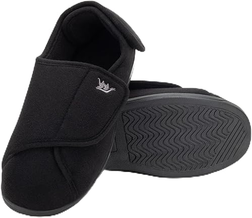 Happy Touch Pantuflas para diabéticos de espuma viscoelástica 80D para mujer con cierres ajustables, zapatos de casa para diabéticos Happy Touch Pantuflas para diabéticos de espuma viscoelástica 80D para mujer con cierres ajustables, zapatos de casa para diabéticos