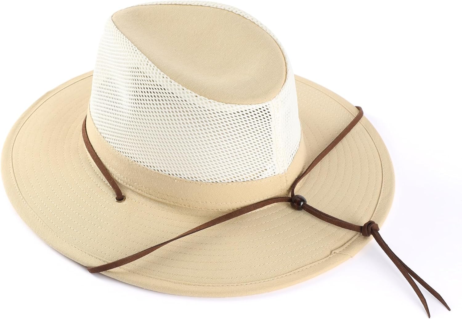 Home Prefer Cotton Summer Fedora Hat Wide Brim Sun Hats for Men Women UPF 50+ Sun Protection Cap for Fishing Hiking - Image 4