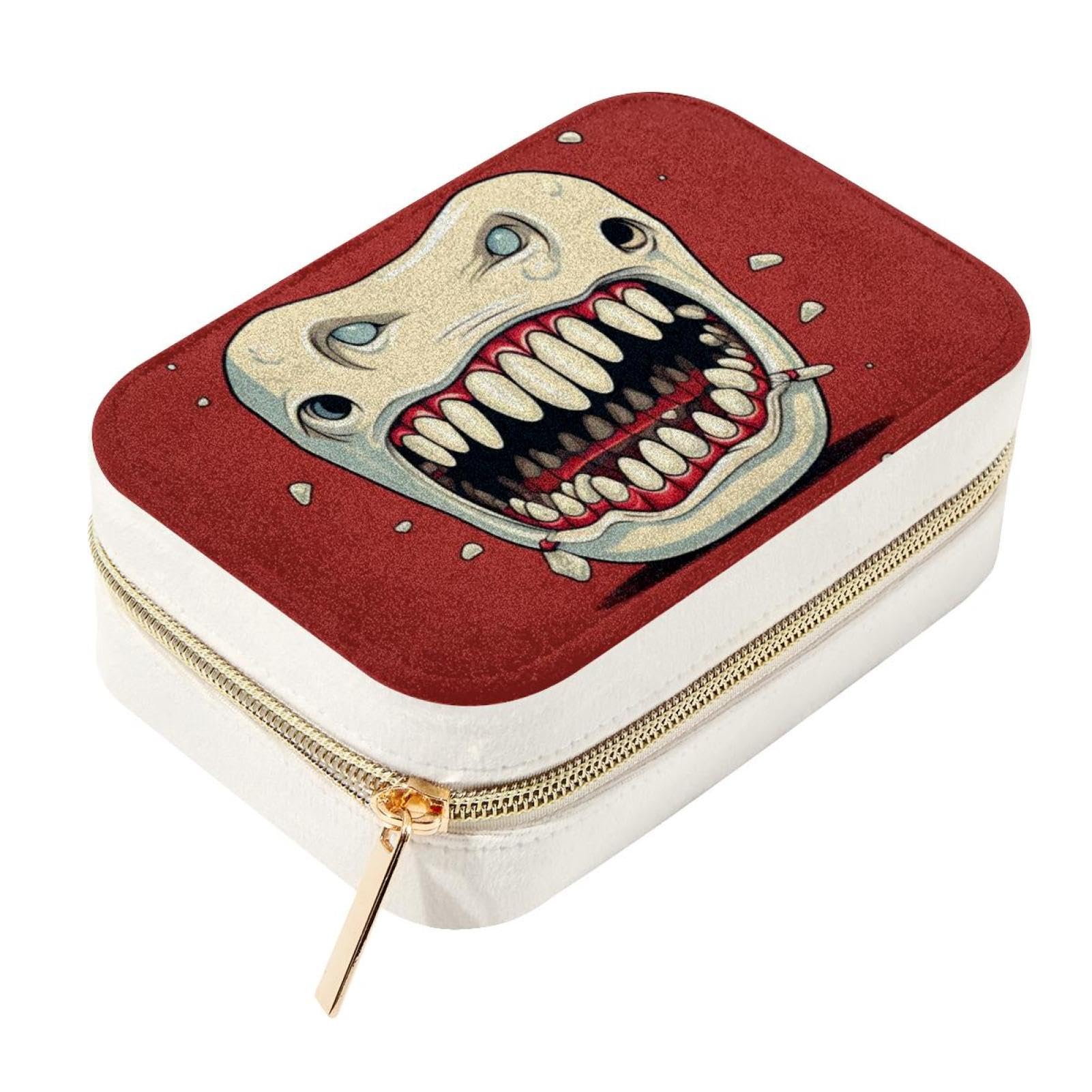 Caja de joyería divertida de dientes para regalar a dentistas y amantes de la moda