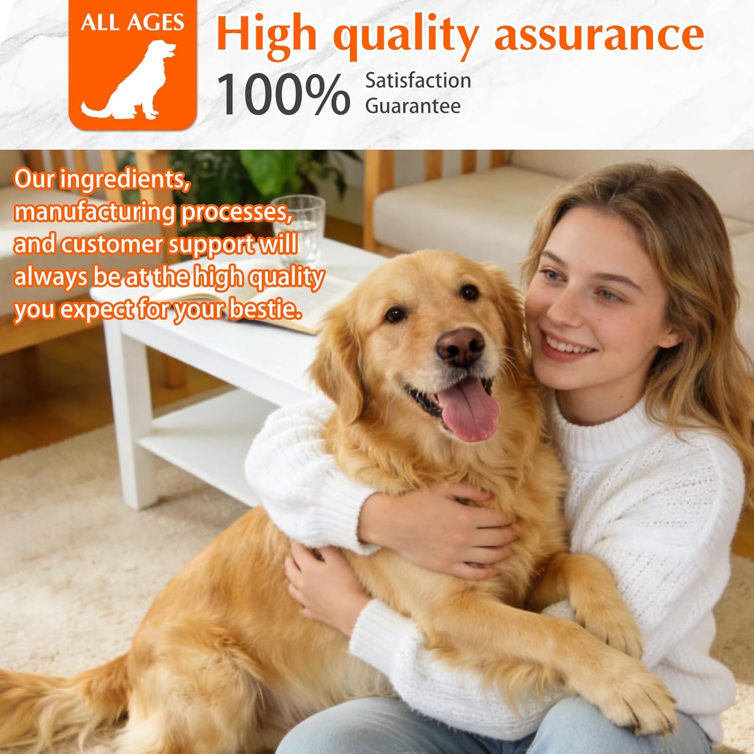 120 Chews for Dog Allergy Relief, Dog Probiotics for Itchy Skin and Ears Pumpkin,Immune Bites for Dogs Licking Paws Treatment Relief Itchy Chew Probiotics Vitamins for Skin and Coat (300g)