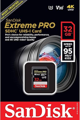 Miniatura 2 de Dual SanDisk Extreme PRO - Tarjetas de memoria SDHC UHS-I de 32 GB (2 tarjetas) con lector de tarjetas de memoria de alta velocidad y cartera para