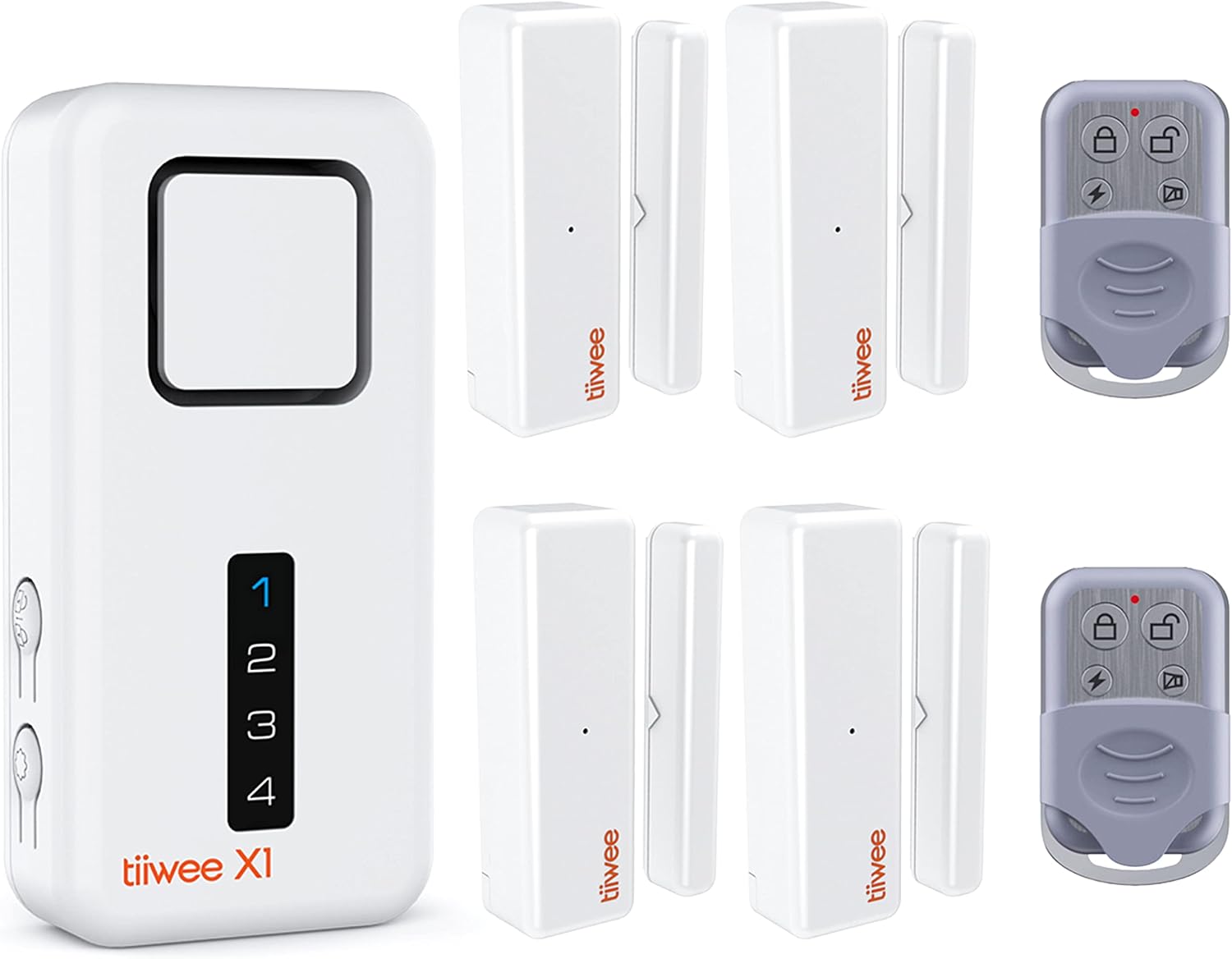 tiiwee Home Alarm System Wireless Kit X1 Complete alarm system with