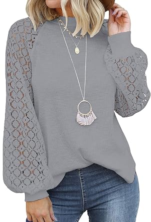 Women Blouses and Tops Black White Colorblock Bell Sleeve Cold Shoulder Top Shirt