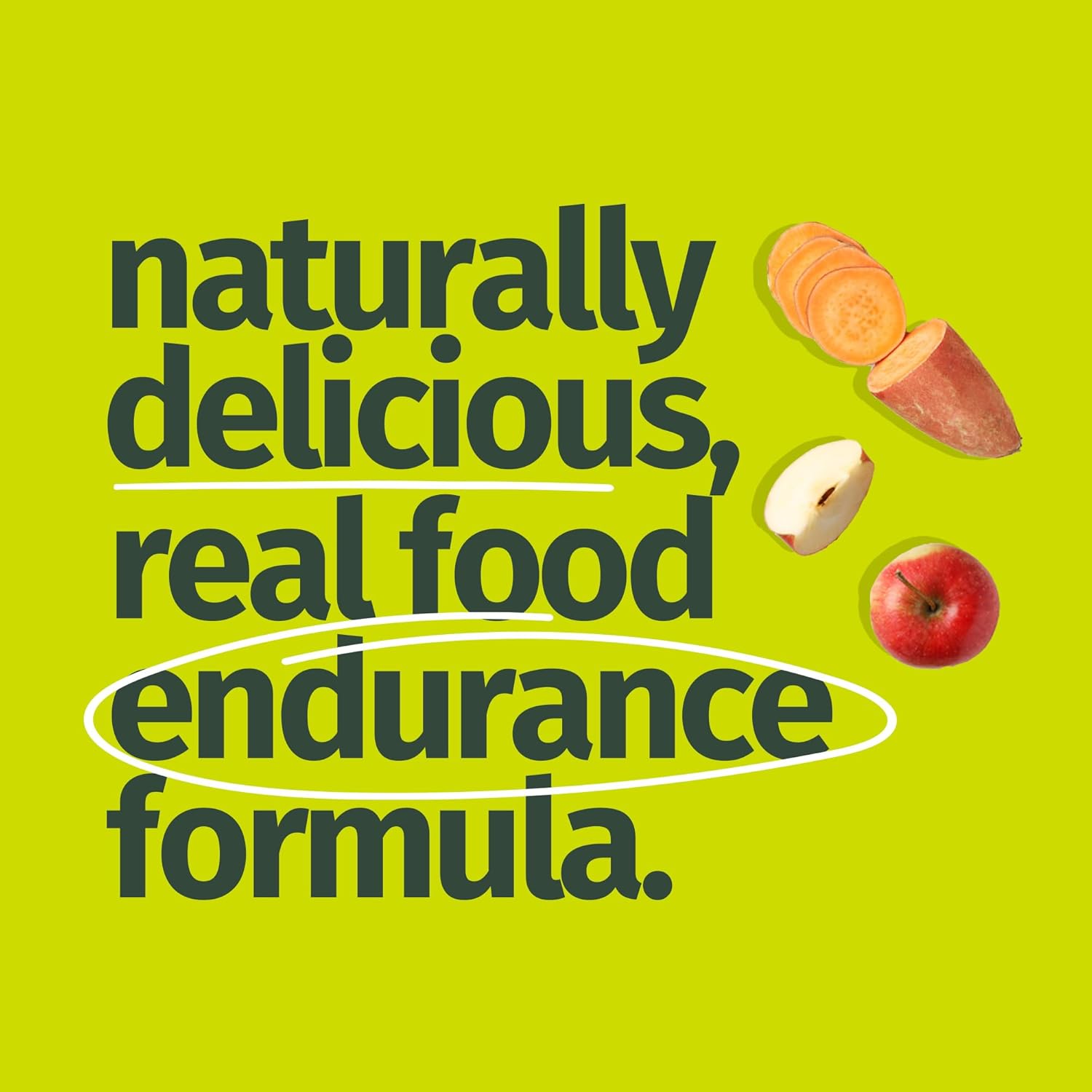 Huma Ultra Energy Gel - 40g Carbs - Real Food, Ultra Endurance Formula - 20 Pack, Apple Pie