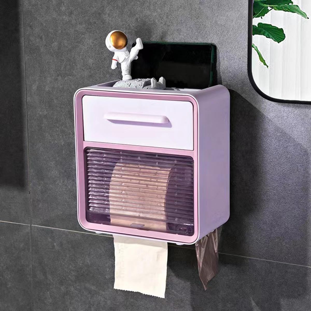 Distributeur de serviettes en papier pour salle de bain anti-gaspillage