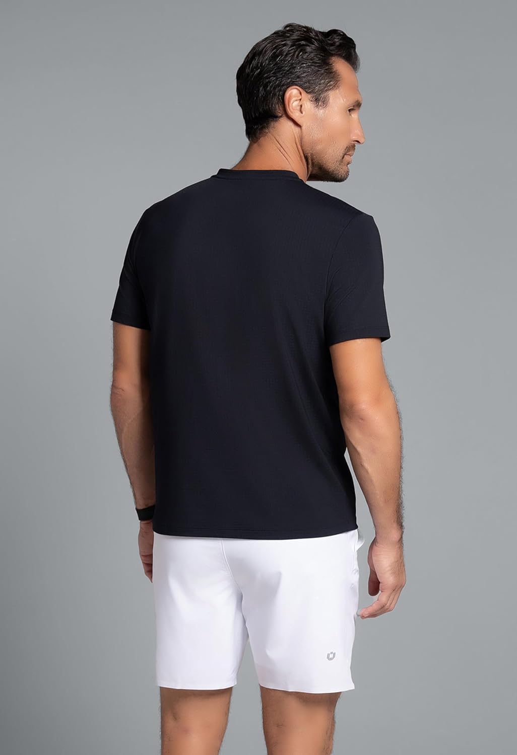 IBKUL Athleisure Wear Sun Protective UPF 50+ Icefil Cooling-Solid Short Sleeve V Neck-89199