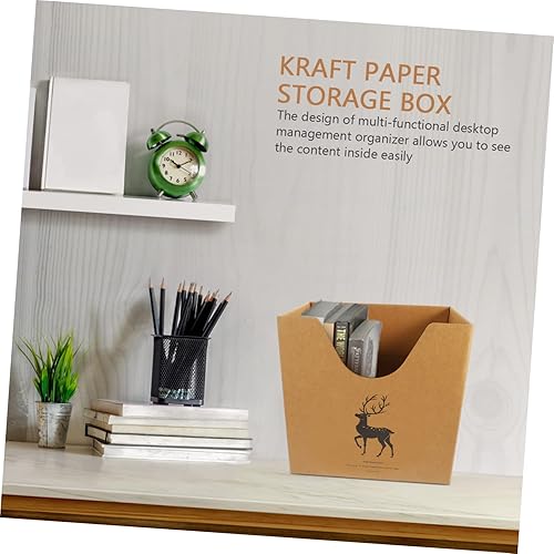 Miniatura 2 de Operitacx Caja de archivo de 5 piezas, organizador de archivos de acordeón, organizador de papel, soporte de revista, organizador de carpetas de