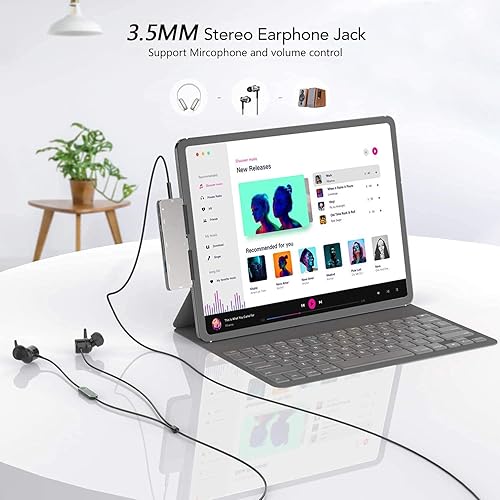 Miniatura 7 de iPad Pro USB C Hub, adaptador 7 en 1 para iPad Pro M4 M2 M1 1 13 12.9 11 pulgadas iPad Air 5 4 estación de acoplamiento con 4K HDMI, USB-C PD,