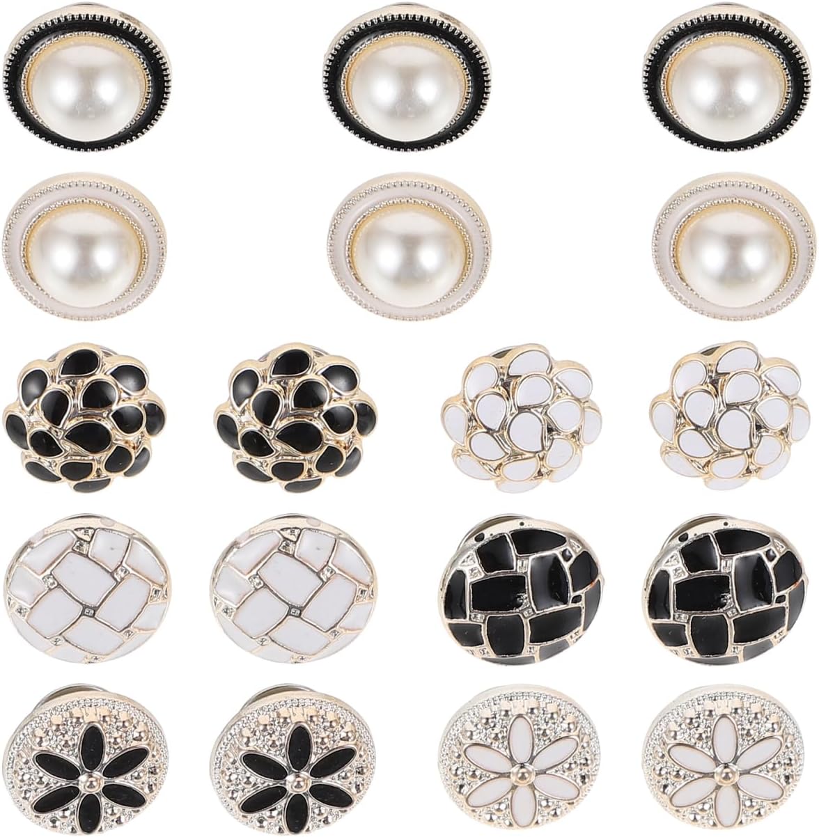 Angoily Seamless Clothing Replacement Buttons 20 Pcs No Sew Snap Fasteners for Coat Dress DIY Repair and Decoration 0.71 Inch Lightweight Portable