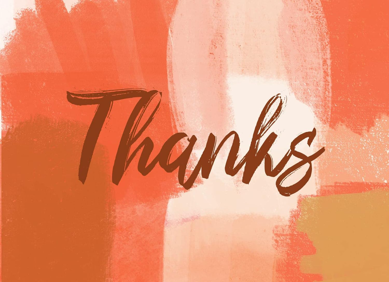 Hallmark Business Bulk 50 Pack Blank Thank You Notecards for Customers, Employees & Volunteers (Abstract Colors), 5.3 x 3.8 Cards, Envelopes Included