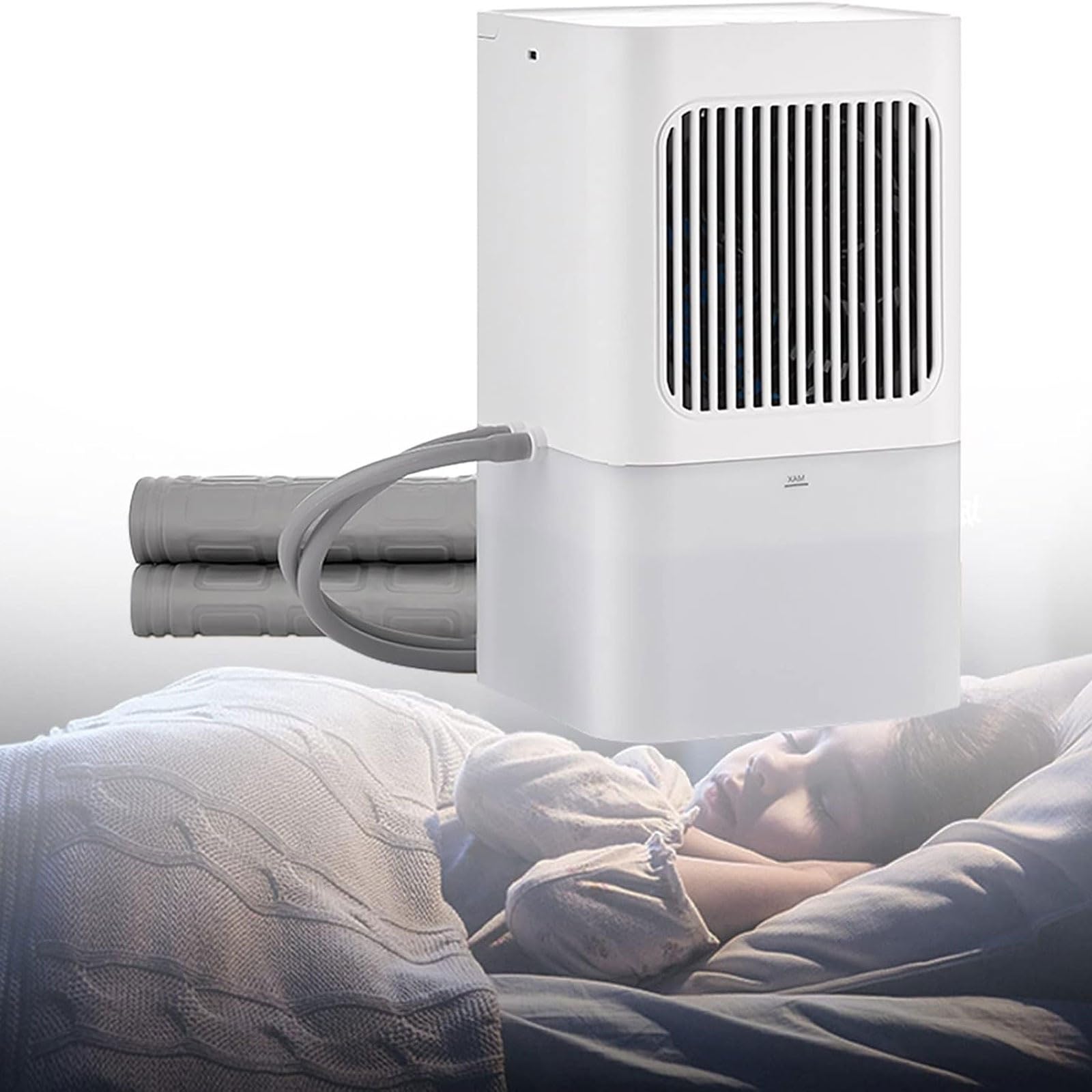 Surmatelas rafraîchissant 160x140 contre la canicule et la sueur nocturne