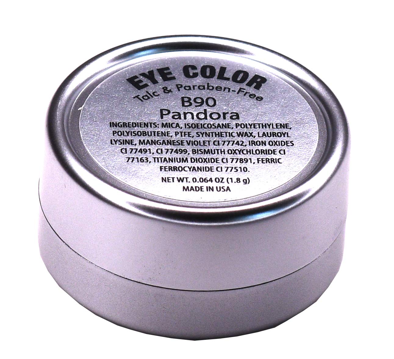 Pandora Purple Plum Dark Shimmering Eggplant Pressed Powder Single Vegan Eyeshadow; Talc, Paraben & Cruelty Free - Image 2