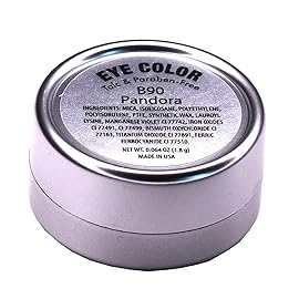 Pure Ziva Pandora Purple Plum Dark Shimmering Eggplant Pressed Powder Single Vegan Eyeshadow; Talc, Paraben & Cruelty Free