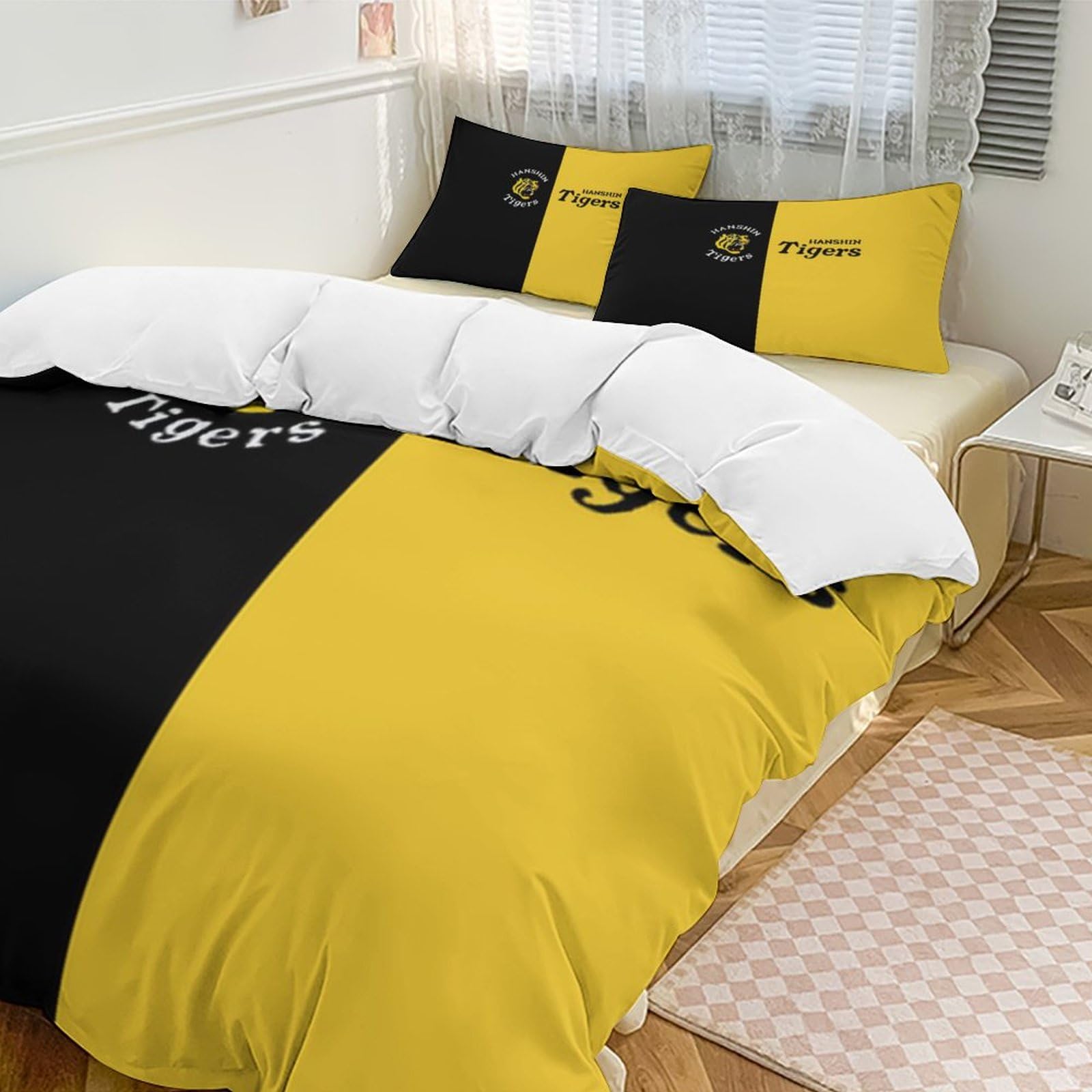 Amazon｜阪神タイガース 寝具3点セット 布団カバー シングル 寝具