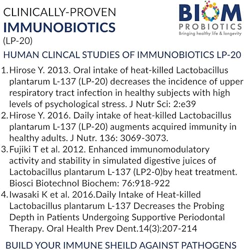 Miniatura 5 de Biom Probiotics Fórmula 3 en 1 (enviada en frío) con 25 mil millones de probióticos de flora, prebióticos e inmunobióticos para un mejor apoyo